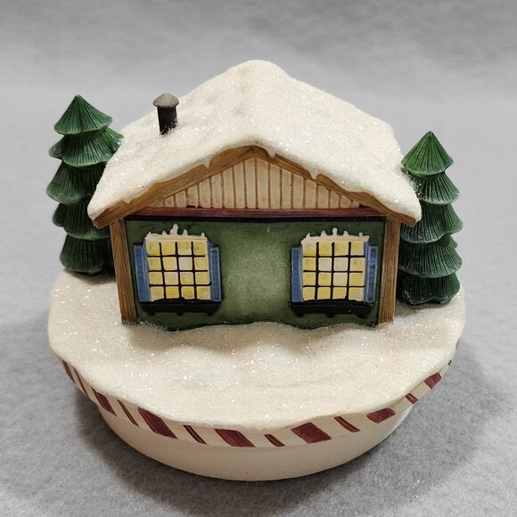 Our America Gift SANTA'S WORKSHOP #8041 By Debbie Mumm Candle Topper Collection - Picture 2 of 13